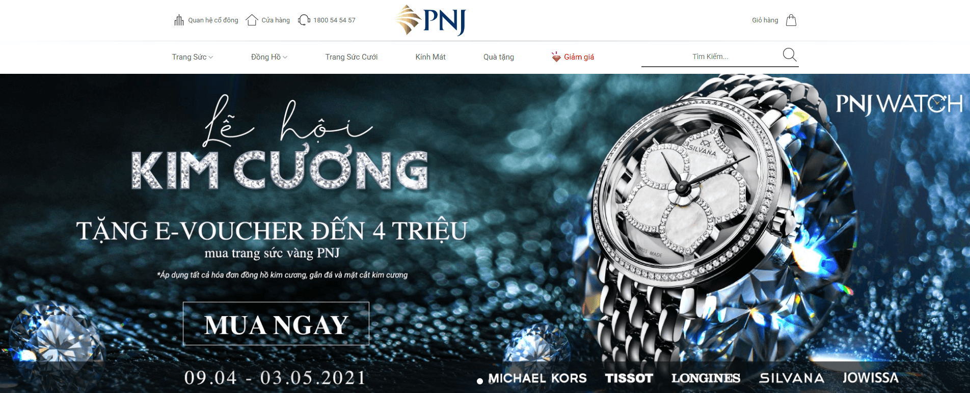 Thiết Kế Website Bán Đồ Trang Sức MA-341