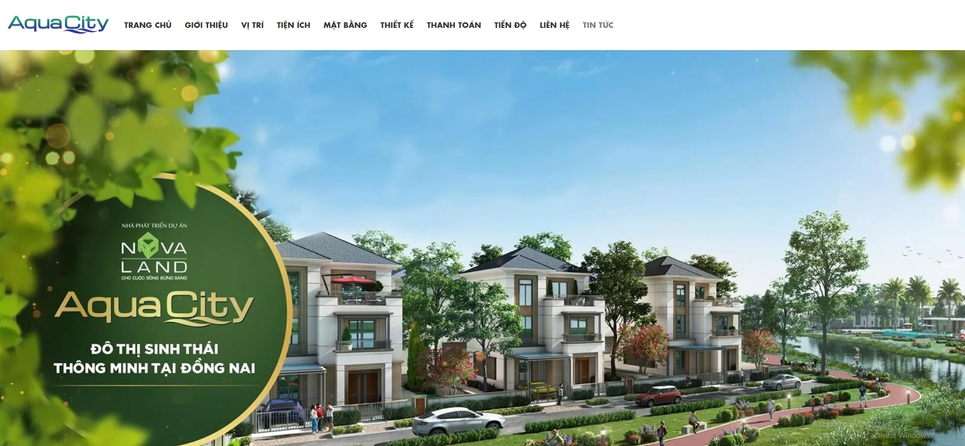 Thiết Kế Website Giới Thiệu Bất Động Sản MA-419