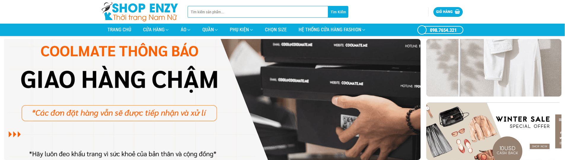 Thiết Kế Website Giới Thiệu Dịch Vụ Kinh Doanh Thời Trang Nam, Nữ MA-332