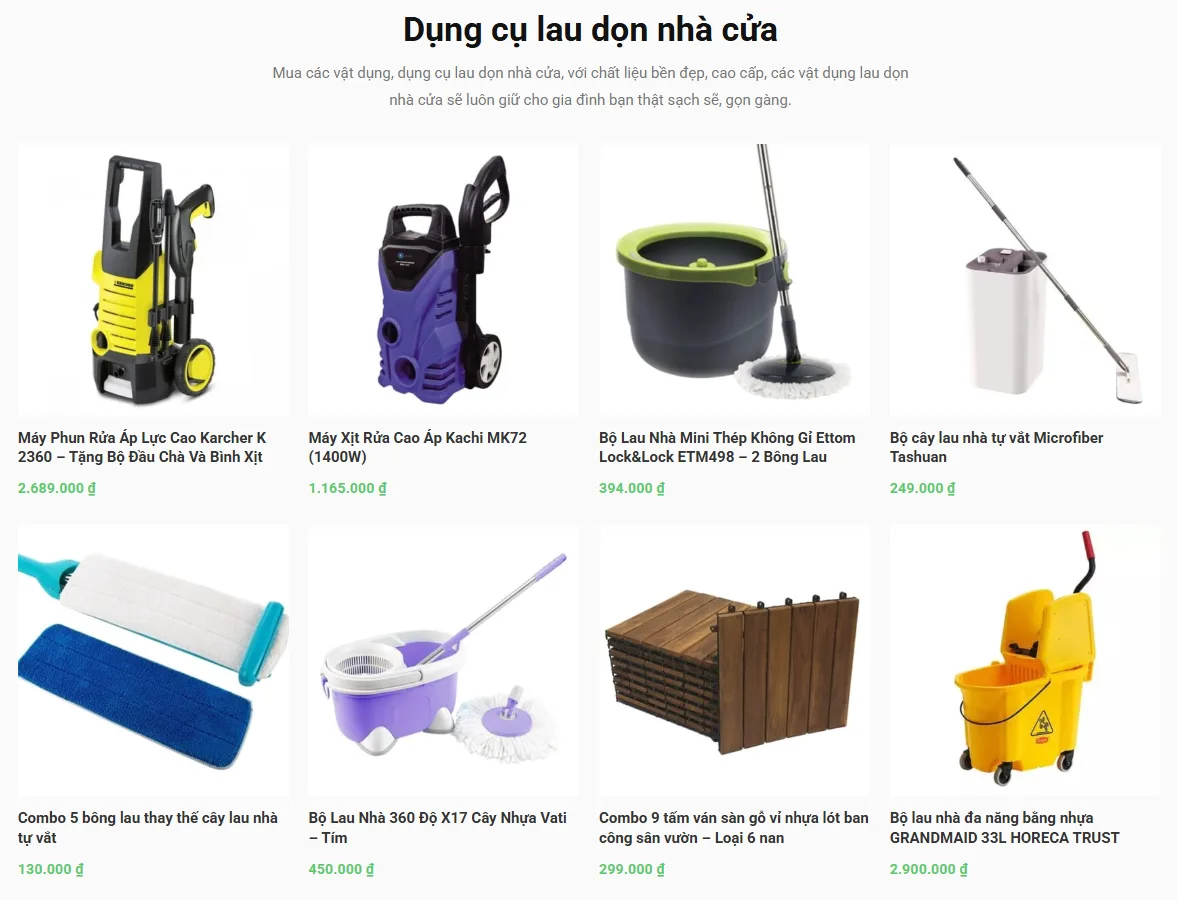 Thiết Kế Website Vệ Sinh MA-460