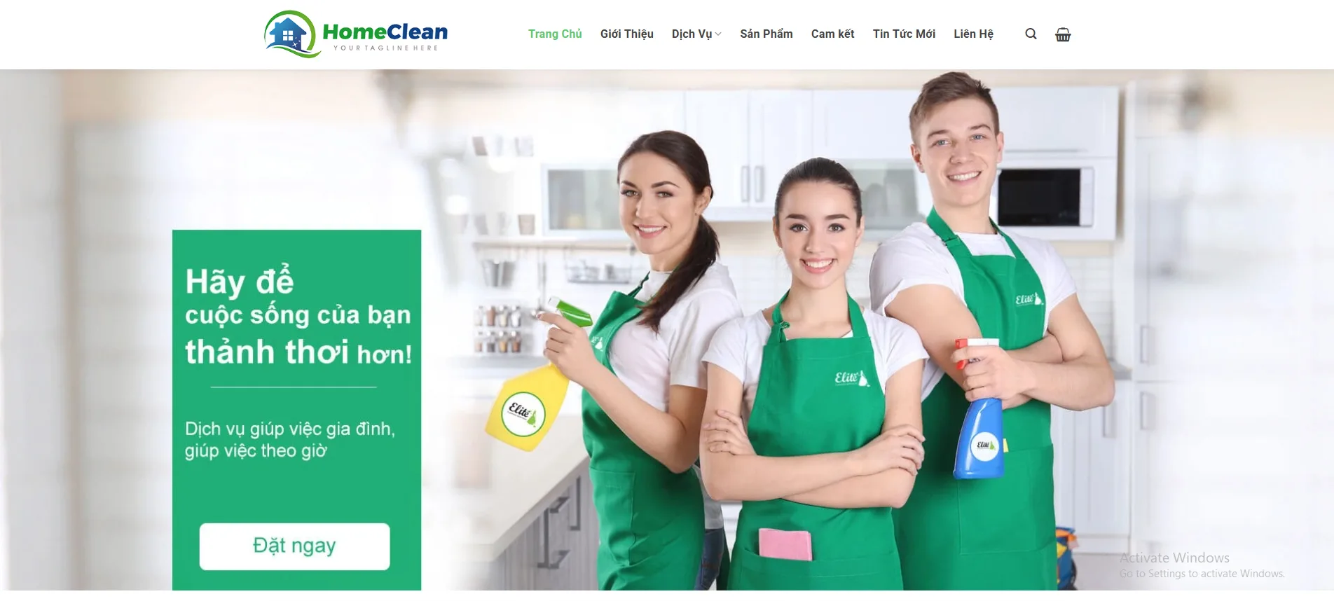 Thiết Kế Website Vệ Sinh MA-460