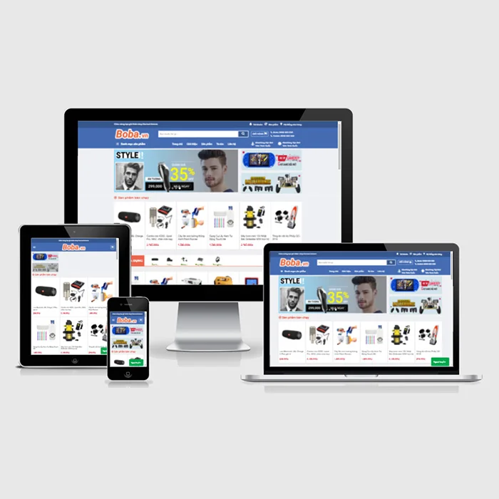 Mẫu Website Bách Hoá MA-538