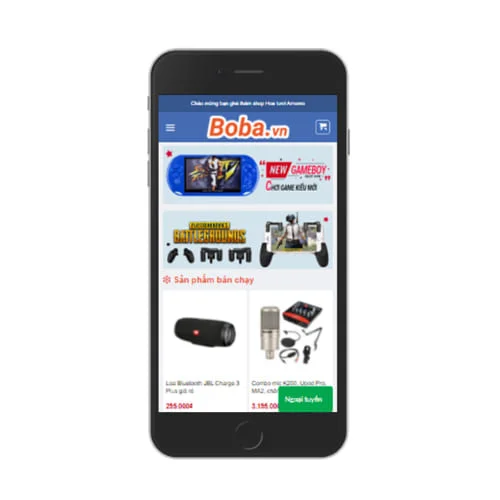 Mẫu Website Bách Hoá MA-538