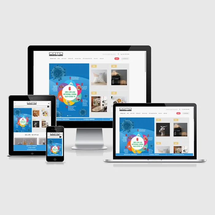 Thiết Kế Website Bán Đồ Trang Trí MA-481