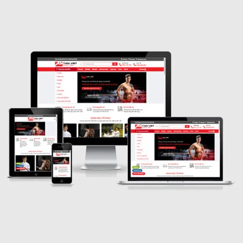 Mẫu Website Bán Đồ Võ Thuật MA-602