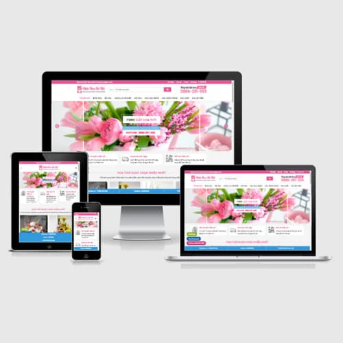 Mẫu Website Bán Hoa MA-601