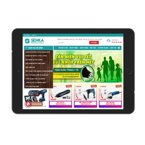 Mẫu Website Bán Thiết Bị Điện MA-537