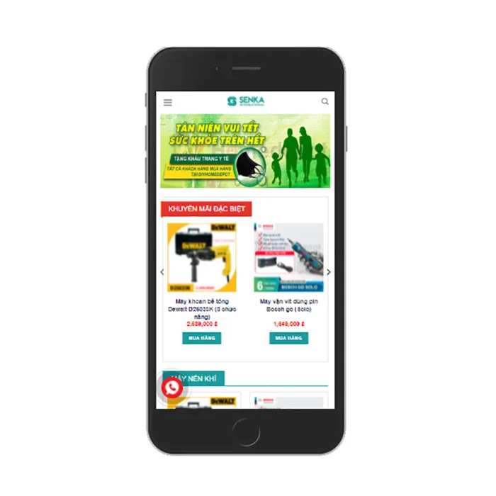 Thiết Kế Website Bán Thiết Bị Điện MA-537