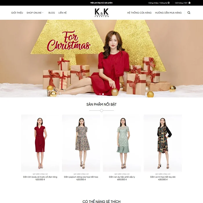 Thiết Kế Website Bán Thời Trang Nữ MA-525