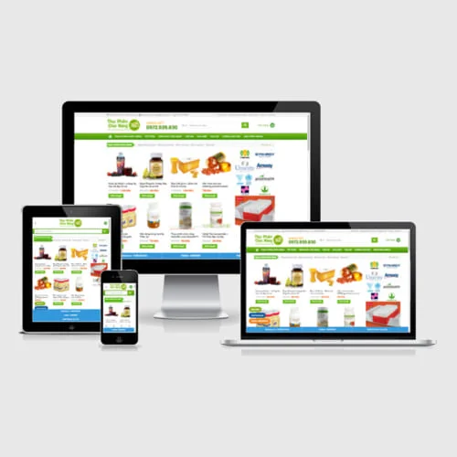 Thiết Kế Website Bán Thực Phẩm Chức Năng MA-517