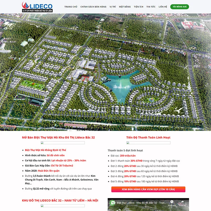 Thiết Kế Website Bất Động Sản MA-477