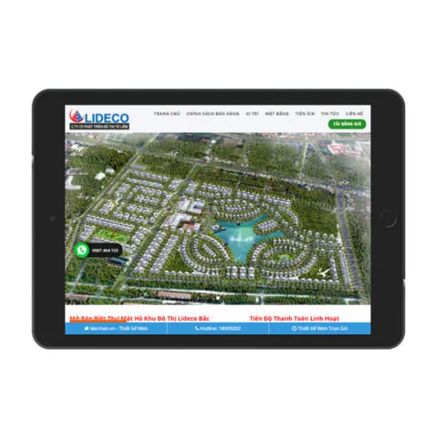 Mẫu Website Bất Động Sản MA-477