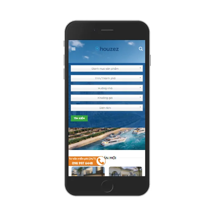 Thiết Kế Website Bất Động Sản MA-543