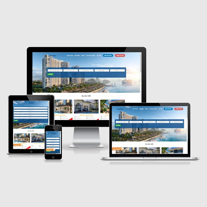 Thiết Kế Website Bất Động Sản MA-543