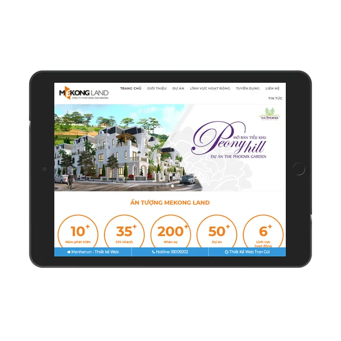 Thiết Kế Website Bất Động Sản MA-547