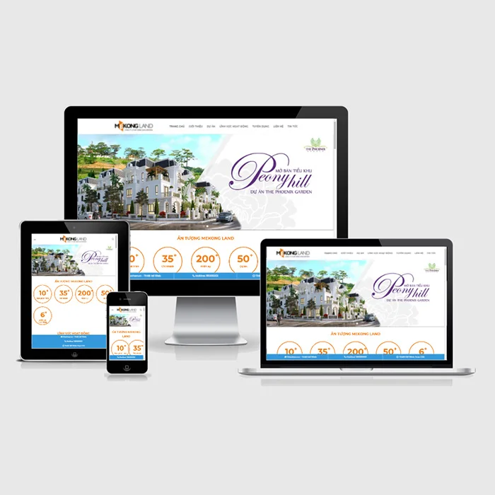 Thiết Kế Website Bất Động Sản MA-547