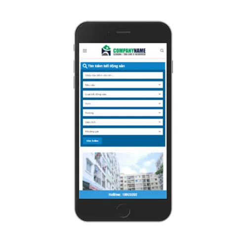 Thiết Kế Website Bất Động Sản MA-583