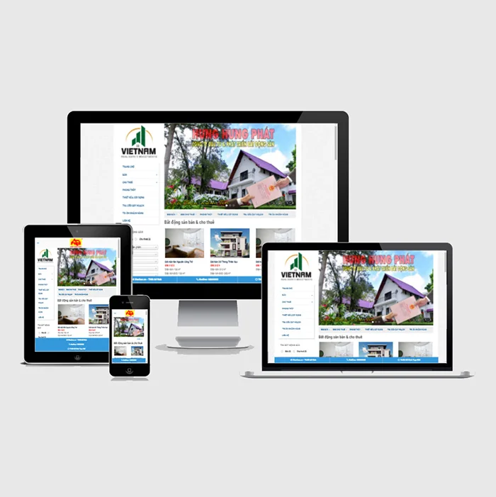 Thiết Kế Website Bất Động Sản MA-597