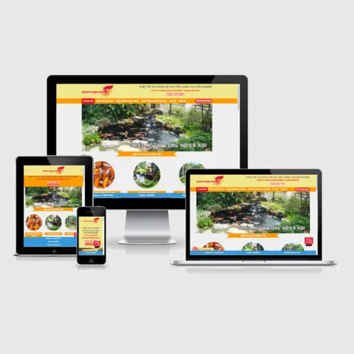 Thiết Kế Website Cá Koi MA-506