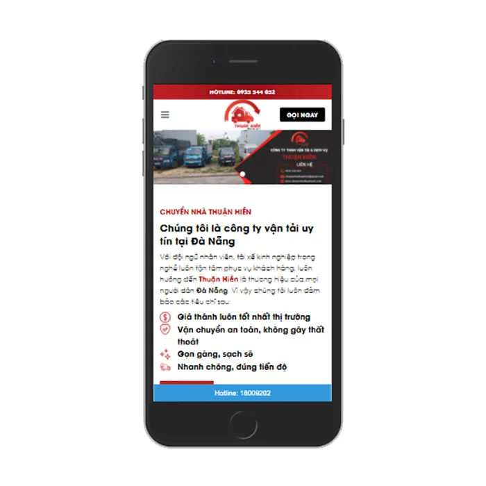 Thiết Kế Website Chuyển Nhà MA-532