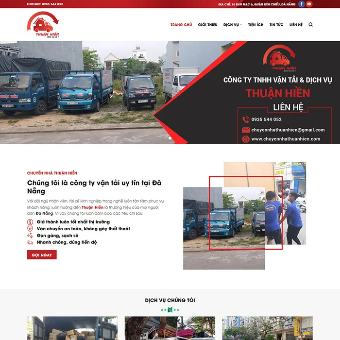 Thiết Kế Website Chuyển Nhà MA-532