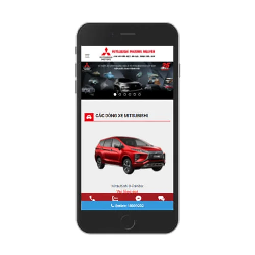 Mẫu Website Đại Lý Xe MA-494