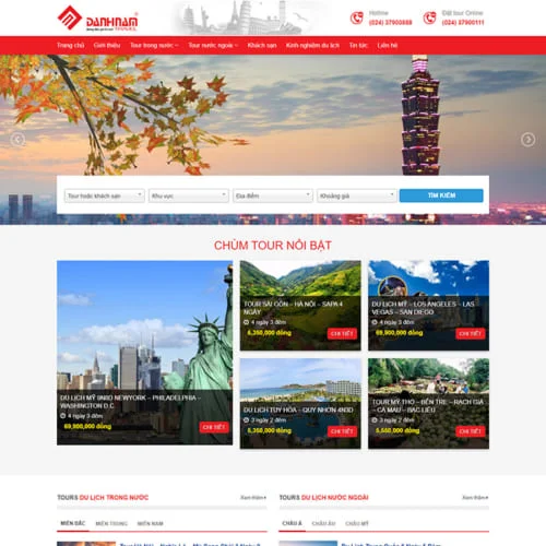 Thiết Kế Website Du Lịch MA-478