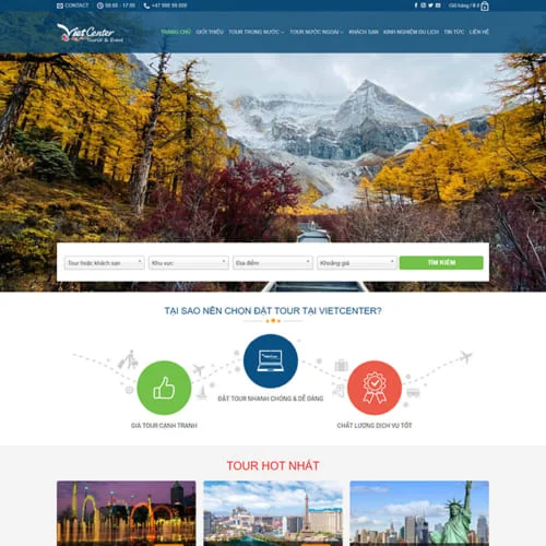 Thiết Kế Website Du Lịch MA-480
