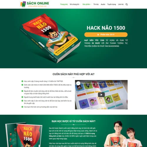 Mẫu Website Giáo Dục MA-577