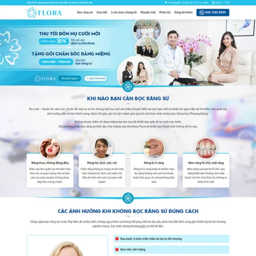 Thiết Kế Website Nha Khoa MA-568