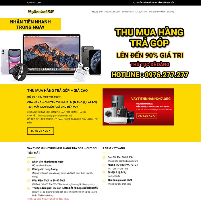 Thiết Kế Website Tài Chính MA-527