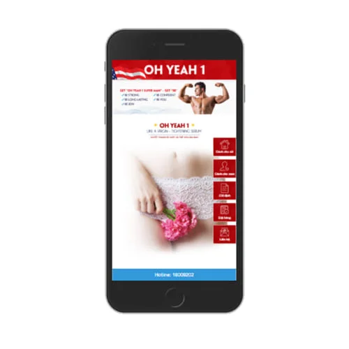 Mẫu Website Thực Phẩm Chức Năng MA-585