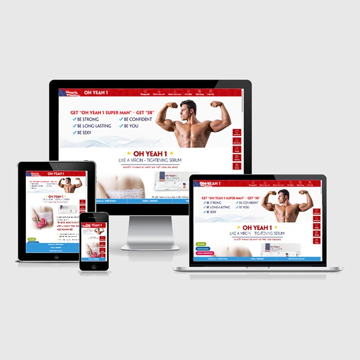 Thiết Kế Website Thực Phẩm Chức Năng MA-585