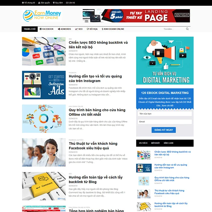 Thiết Kế Website Tin Tức MA-592
