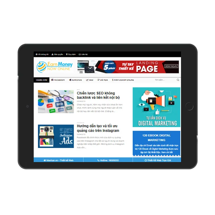 Thiết Kế Website Tin Tức MA-592