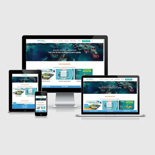 Thiết Kế Website Viễn Thông MA-519