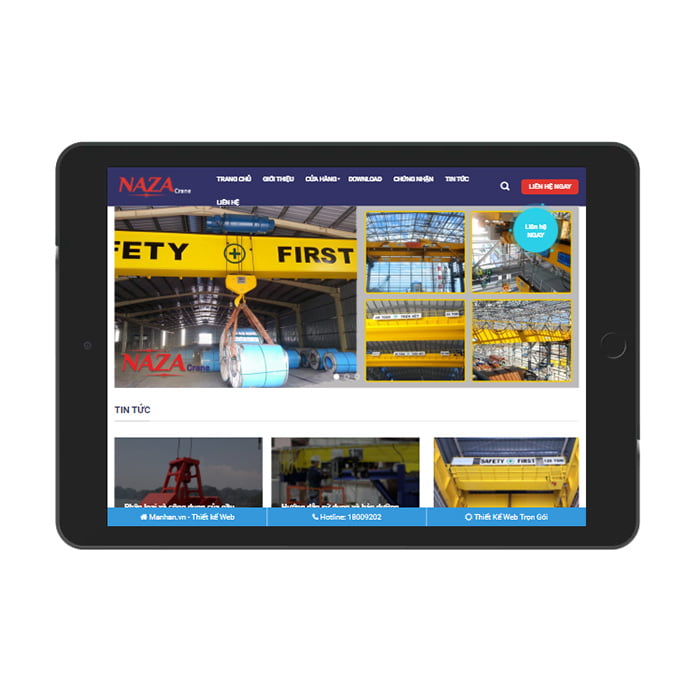 Mẫu Website Xây Dựng MA-558