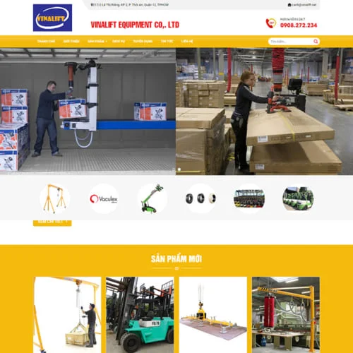 Mẫu Website Xây Dựng MA-560