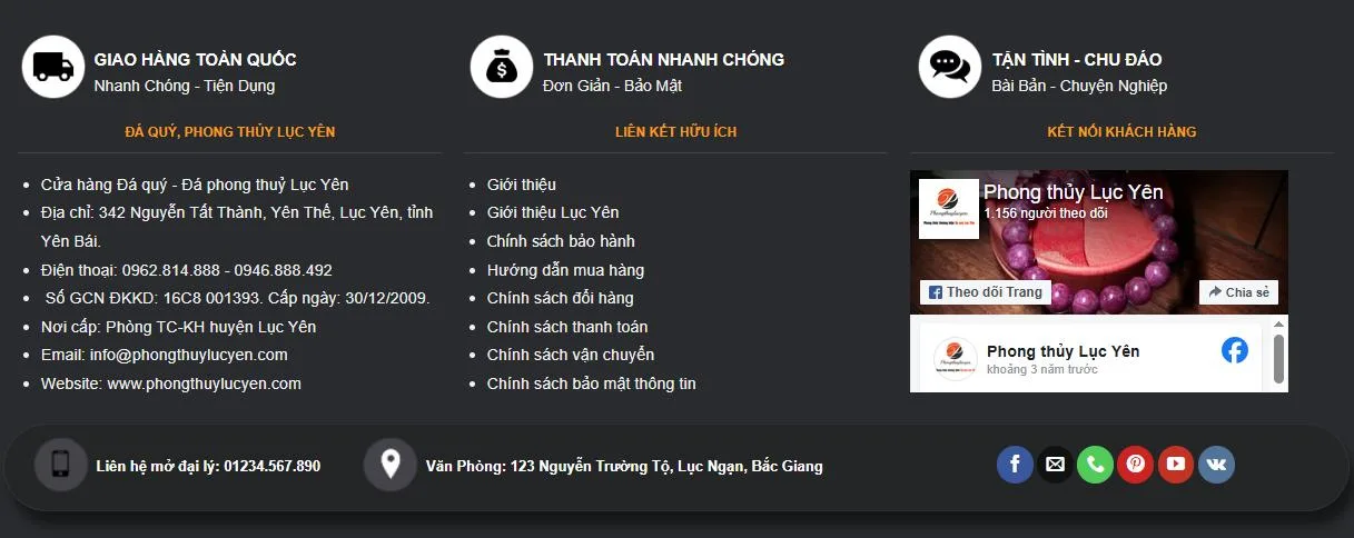 Thiết Kế Website Bán Đồ Phong Thuỷ MA-512
