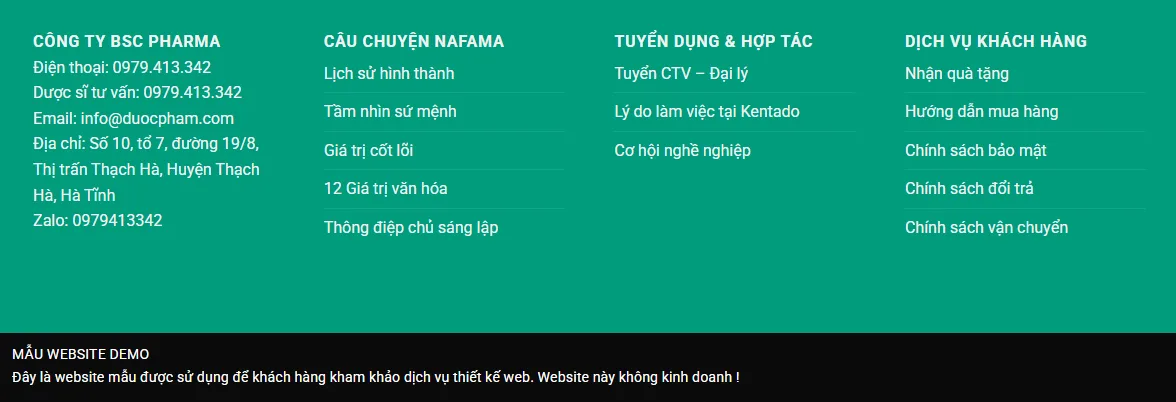 Thiết Kế Website Bán Dược Phẩm MA-593
