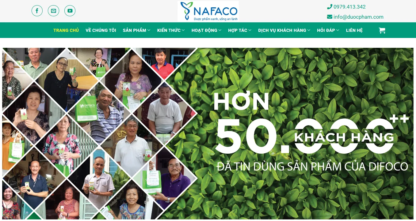 Thiết Kế Website Bán Dược Phẩm MA-593