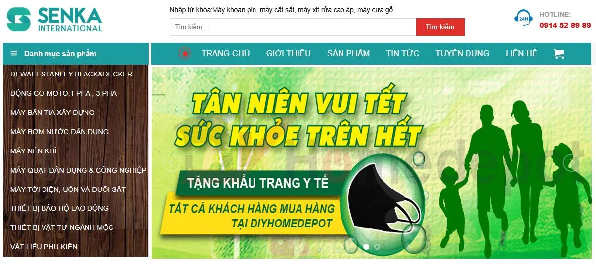 Thiết Kế Website Bán Thiết Bị Điện MA-537