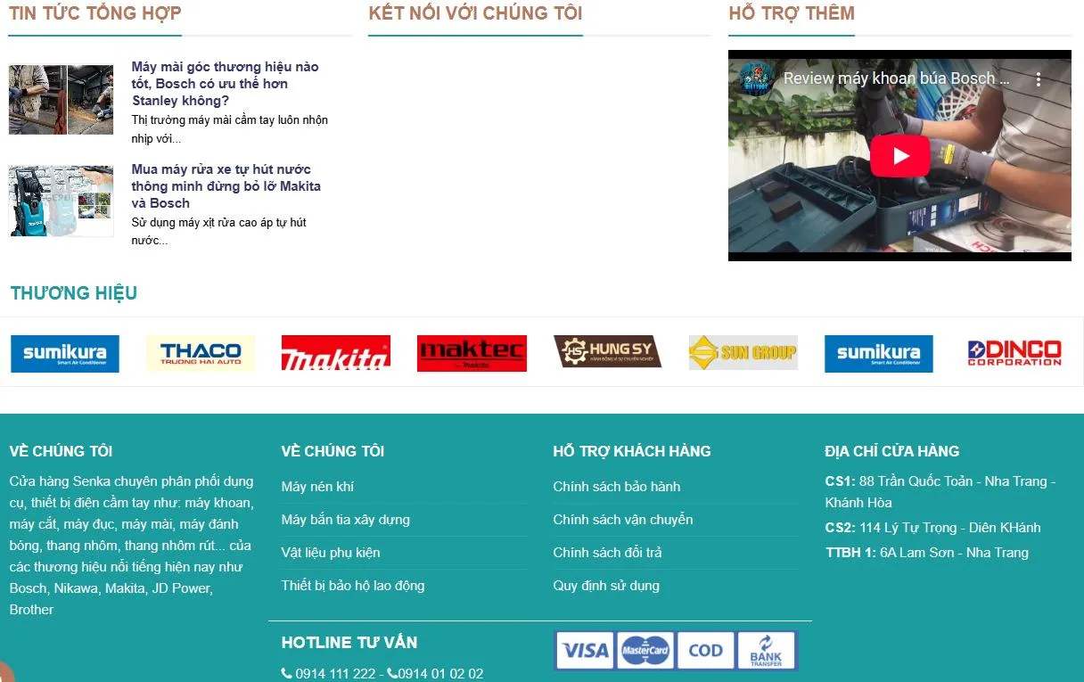 Thiết Kế Website Bán Thiết Bị Điện MA-537