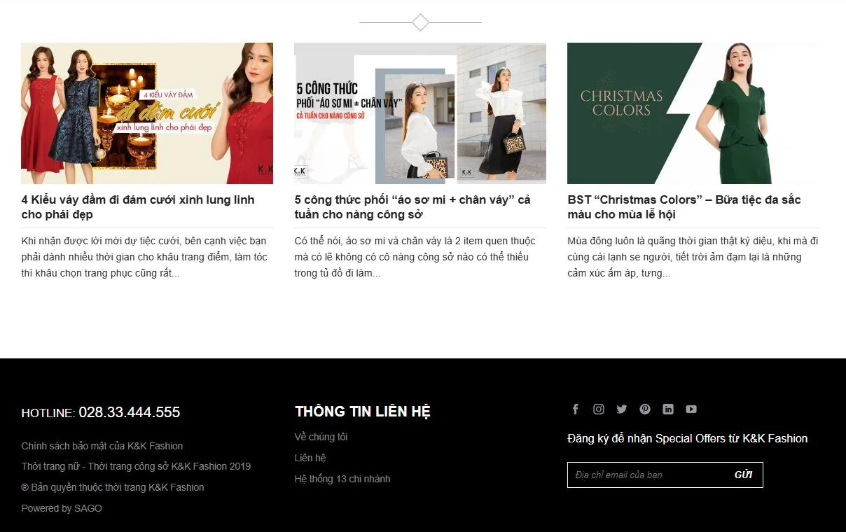 Thiết Kế Website Bán Thời Trang Nữ MA-525