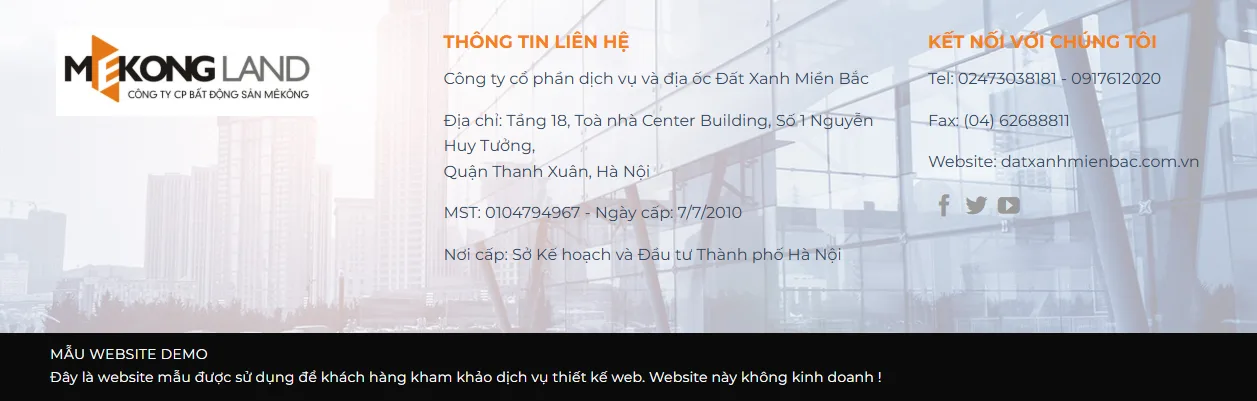 Thiết Kế Website Bất Động Sản MA-547
