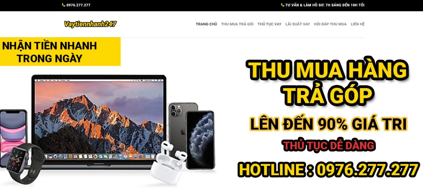 Thiết Kế Website Tài Chính MA-527