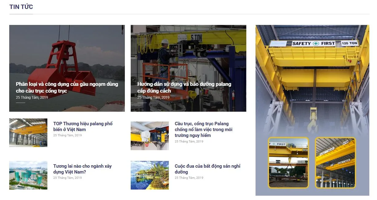 Thiết Kế Website Xây Dựng MA-558