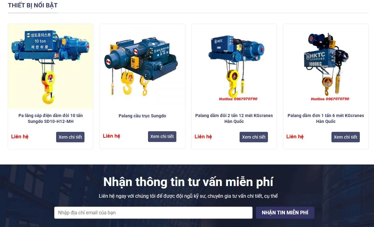 Thiết Kế Website Xây Dựng MA-558