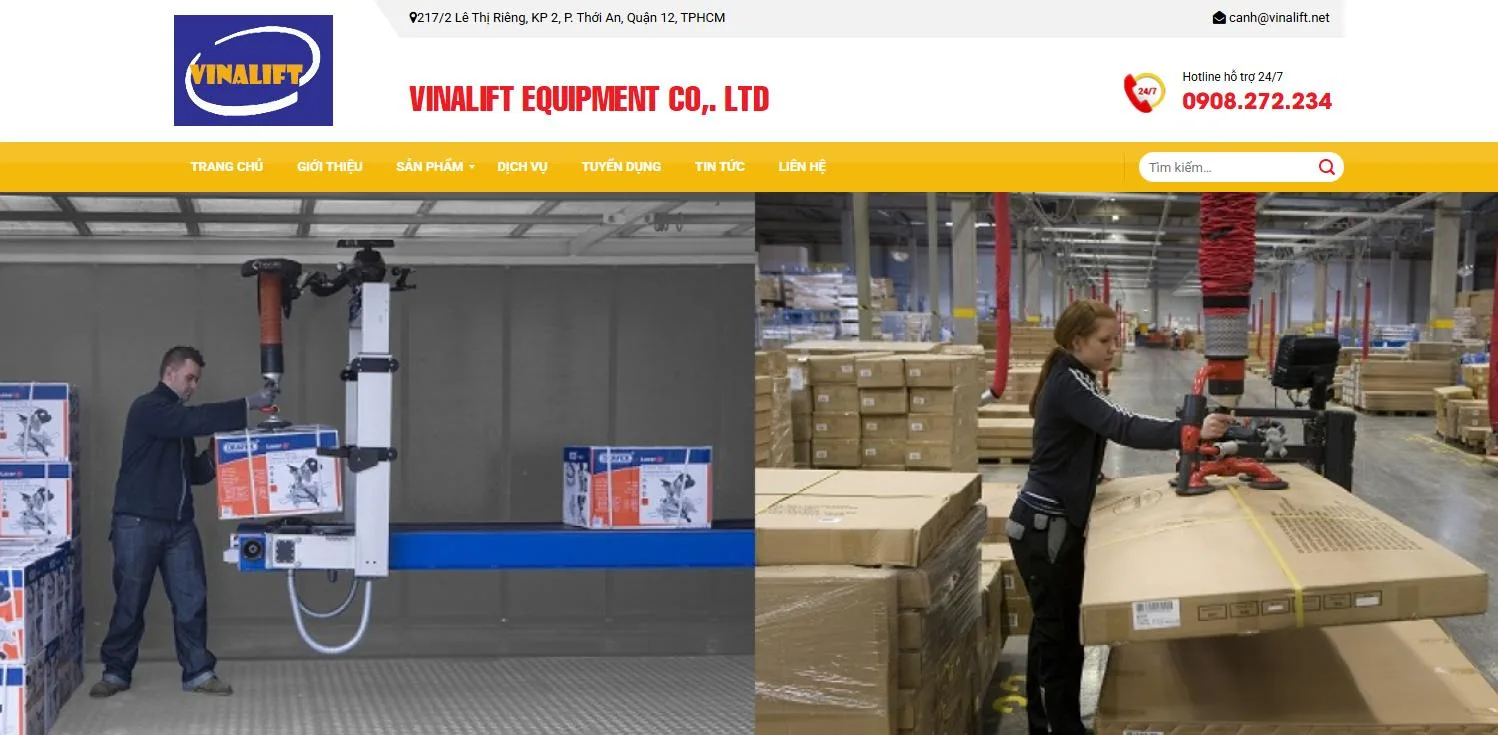 Thiết Kế Website Xây Dựng MA-560