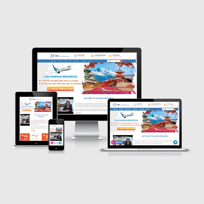 Thiết Kế Website Du Học - Xuất Khẩu Lao Động MA-661